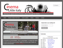 Tablet Screenshot of cinemalittleitaly.com